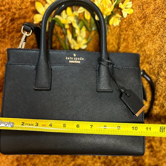 NWOT Kate Spade Black Saffiano Satchel - Picture 11 of 15